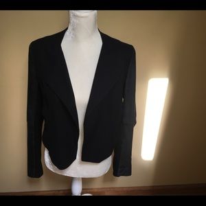 Theory Cropped Black Jacket